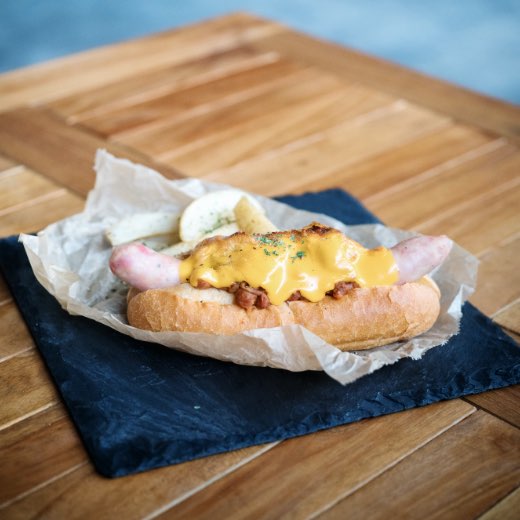 ホットドッグ - チリの画像